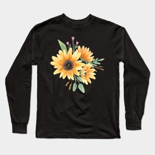 Sunflowers Bouquet Long Sleeve T-Shirt